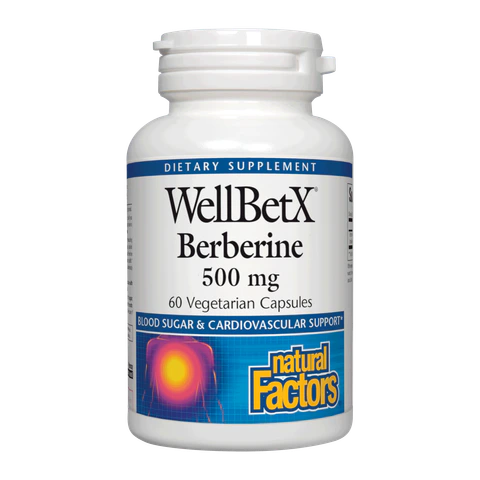 Natural Factors - Wellbex Berberine - 60 Veg Capsules