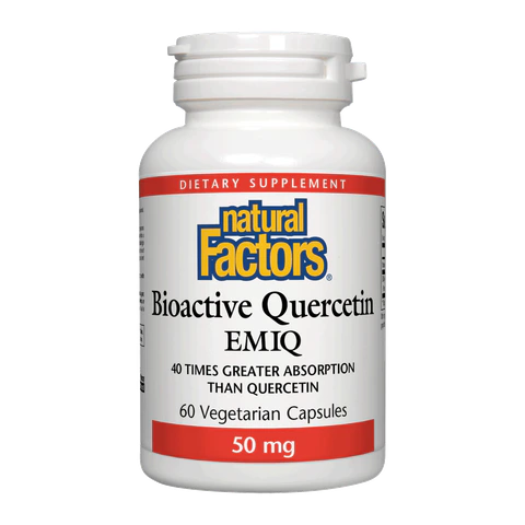 Natural Factors - Bioactive Quercetin Emiq 50 mg - 60 Veg Capsules