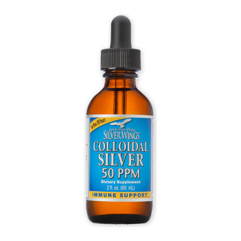Natural Path Silver Wings - Colloidal Silver 50 PPM - 2 oz