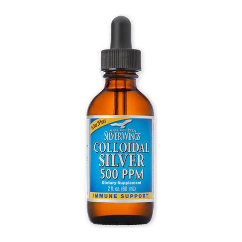 Natural Path Silver Wings - Colloidal Silver 500 PPM - 2 oz