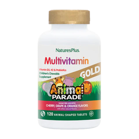 Natures Plus - Animal Parade Gold Assorted Chewable - 120 Count