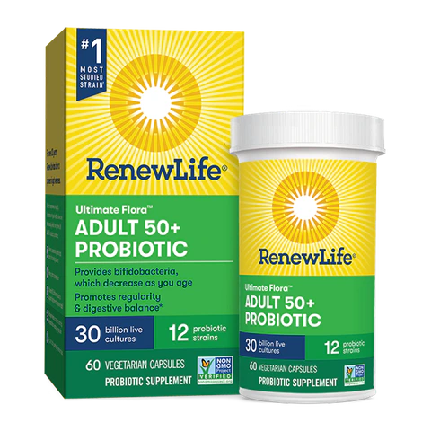 Renew Life - Adult 50+ Ultimate Flora Probiotic - 60 Capsules