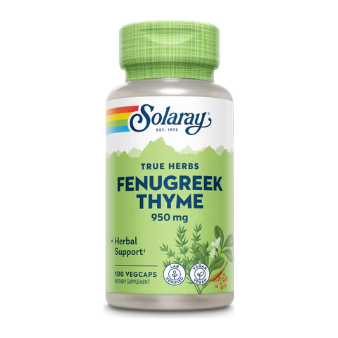Solaray - Fenugreek Thyme - 100 Capsules
