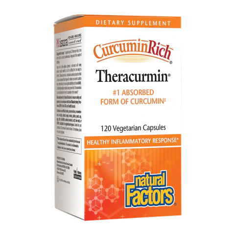 Natural Factors - Curcuminrich Theracurmin - 120 Veg Capsules