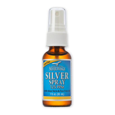 Natural Path Silver Wings - Silver Aloe Tea Tree Spray - 1 oz