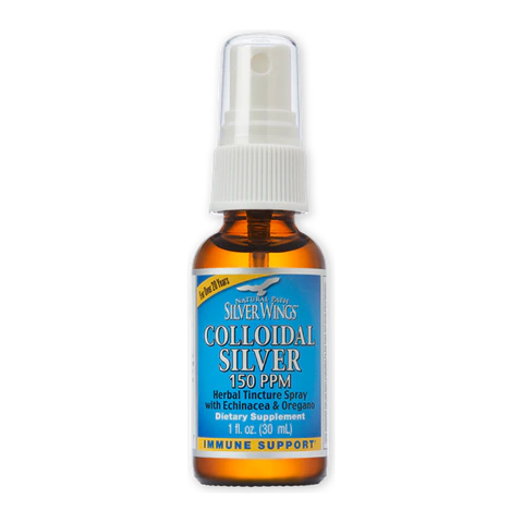 Natural Path Silver Wings - Herbal Throat Spray - 1 oz