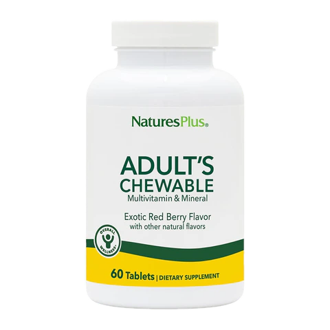 Natures Plus - Adult Chewable Multi Red Fruit - 60 Chewables