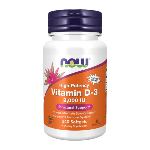 Now - Vit D 3 2000 IU - 240 Softgels