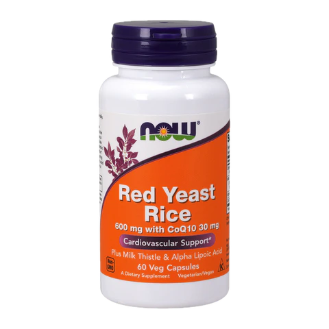 Now - Red Yeast Rice & Coq10 - 60 Veg Capsules