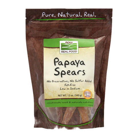 Now - Papaya Spears - 12 oz