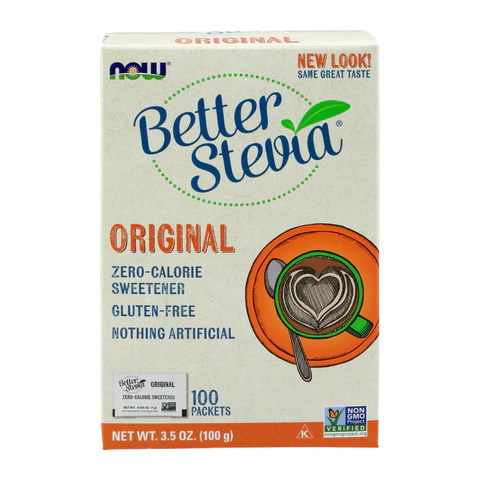 Now - Better Stevia Packets - 100 Packets