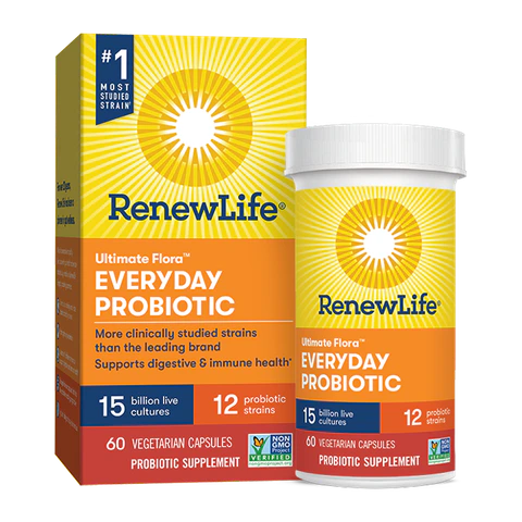 Renew Life - Everyday Probiotic 15B - 60 Veg Capsules