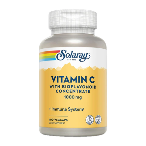 Solaray - Vitamin C With Bioflavonoid Concentrate 1000 mg - 100 Capsules