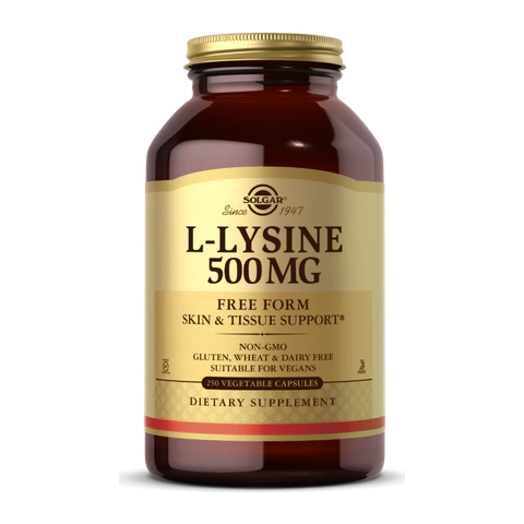 Solgar - L-Lysine 500 mg - 250 Capsules