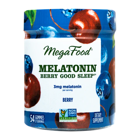 Megafood - Melatonin Gummies 3 mg Berry - 54 Gummies