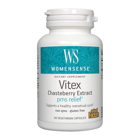 Natural Factors - Womens Vitex Extract 80 mg - 90 Veg Capsules