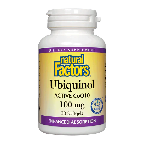 Natural Factors - Ubiquinol Active CoQ10 100 mg - 30 Softgels