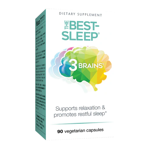 Natural Factors - 3 Brains The Best Sleep - 90 Capsules