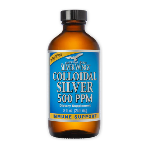 Natural Path Silver Wings - Colloidal Silver-500 - 8 oz
