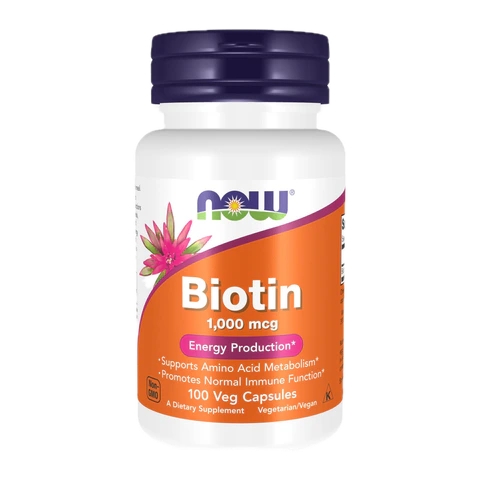 Now - Biotin 1000 mcg - 100 Capsules