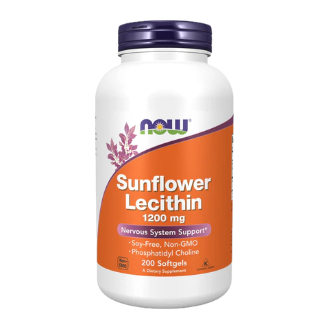 Now - Sunfl Lecithin 1200mg - 200 Softgels
