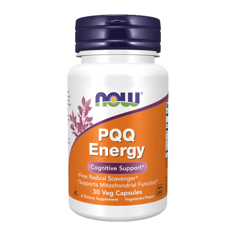 Now - Pqq Energy 20mg Plus - 30 Veg Capsules