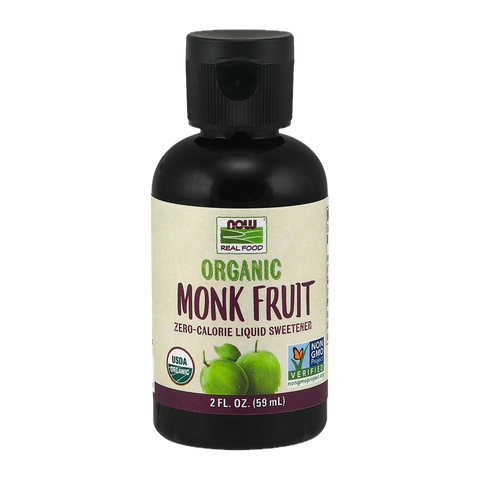 Now - Organic Liquid Monk Fruit - 2 oz