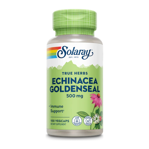 Solaray - Echinacea Goldenseal - 100 Capsules