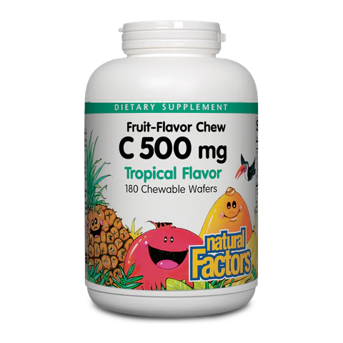 Natural Factors - C 500 mg Tropical - 180 Tablets