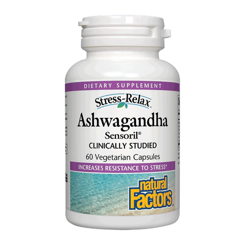 Natural Factors - Stress-Relax Ashwagandha Sensoril - 30 Veg Capsules