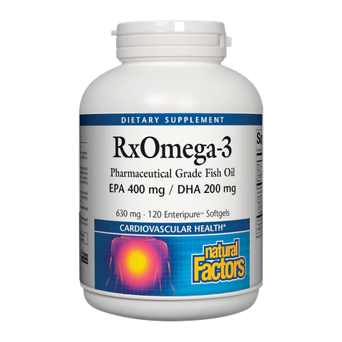 Natural Factors - Rx Omega-3 Epa 400 mg Dha 200 mg Enteripure - 120 Softgels