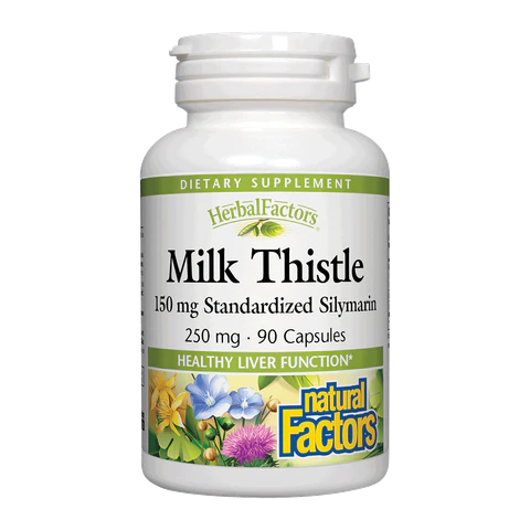 Natural Factors - Milk Thistle 250 mg 80% Silymarin - 90 Capsules
