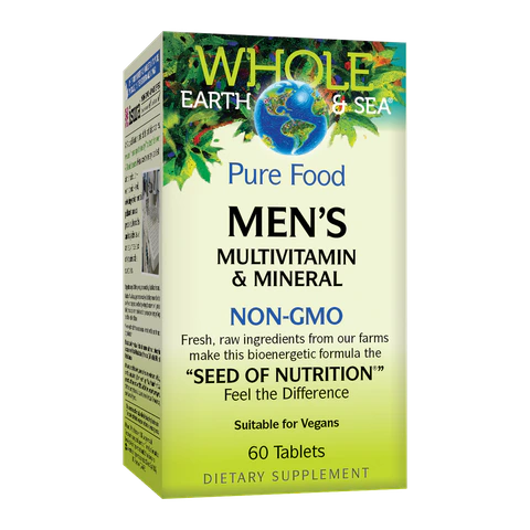 Natural Factors - Whole Earth & Sea Mens Multivitamin - 60 Tablets