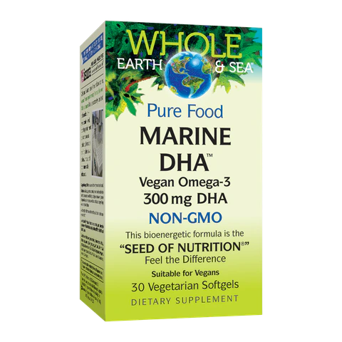 Natural Factors - Whole Earth Marine DHA - 30 Softgels