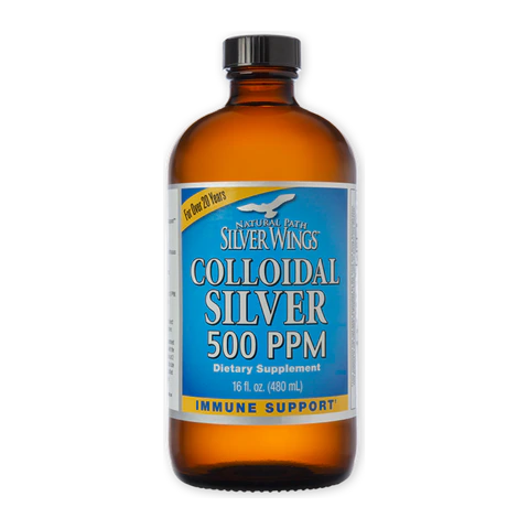 Natural Path Silver Wings - Colloidal Silver 500 PPM - 16 oz