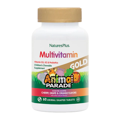 Natures Plus - Animal Parade Gold Assorted Chewable - 60 count