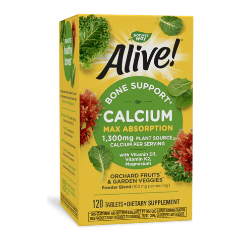 Natures Way - Alive! Calcium - 120 Tablets