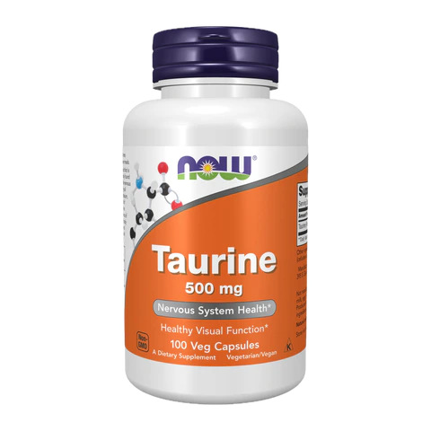 Now - Taurine 500mg - 100 Capsules