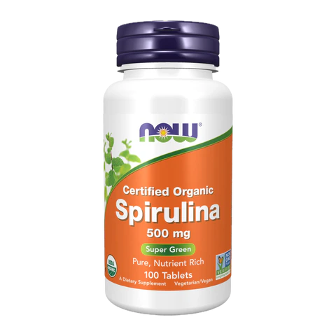 Now - Spirulina 500mg - 200 Tablets