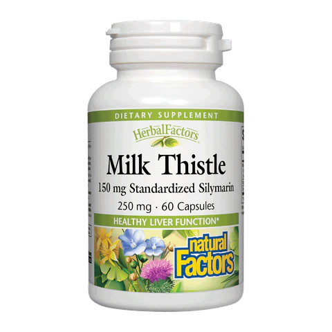 Natural Factors - Milk Thistle 250 mg 60 Capsules