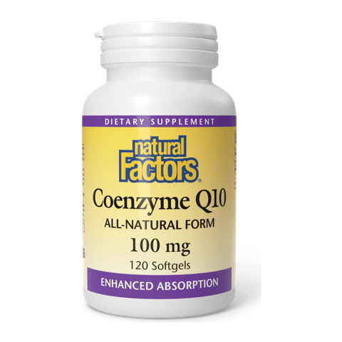 Natural Factors - CoQ-10 100 mg Twin Pack - 120 Softgels