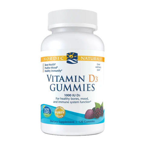 Nordic Naturals - Vitamin D3 Gummies Wild Berry - 120 Count