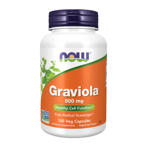Now - Graviola (soursop) 500mg - 100 Capsules