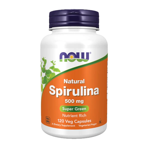 Now - Spirulina 500 mg - 120 Veg Capsules