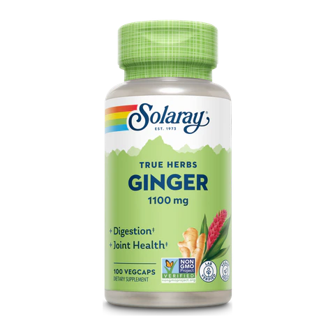 Solaray - Ginger Root - 100 Capsules
