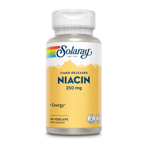 Solaray - Niacin - 100 Capsules