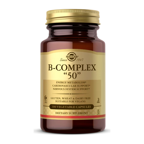 Solgar - B-Complex 50 - 100 Veg Capsules