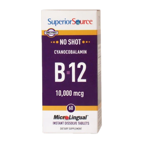 Superior Source - Methyl B12 10,000 mcg - 30 Tablets