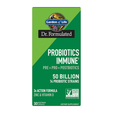 Garden of Life - Dr. Formulated Probiotics Immune 50 Billion - 30 Veg Capsules