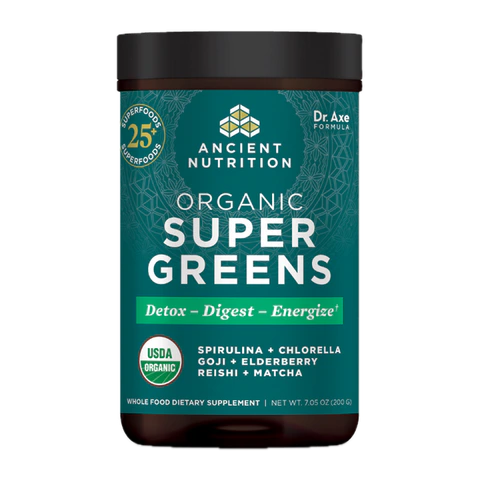 Ancient Nutrition - Super Greens Unflavored - 200 g